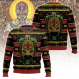 Hooktab Rey Mysterio WWE Ugly Christmas Sweater
