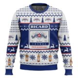 Hooktab Ricard Pastis De Marseille Ugly Christmas Sweater