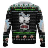 Hooktab Rick And Morty I Turned Myself Into A Sweater Rick Ugly Christmas Sweater