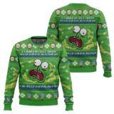 Hooktab Rick And Morty I'm Sweater Ugly Christmas Sweater