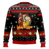 Hooktab Rick And Morty In Deadpool Multiverse Ugly Christmas Sweater