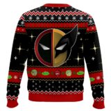 Hooktab Rick And Morty In Deadpool Multiverse Ugly Christmas Sweater