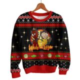 Hooktab Rick And Morty In Deadpool Multiverse Ugly Christmas Sweater