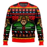 Hooktab Rip And Tear Doom Ugly Christmas Sweater