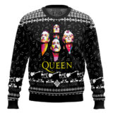 Hooktab Rock Christmas Queen Ugly Christmas Sweater