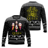 Hooktab Rock Christmas Queen Ugly Christmas Sweater
