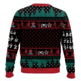Hooktab Rocking Around The Upside Down Stranger Things Ugly Christmas Sweater