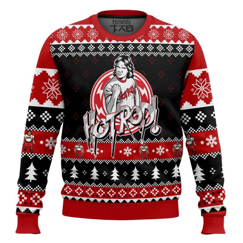 Hooktab Roddy Piper Hot Rop WWE Ugly Christmas Sweater