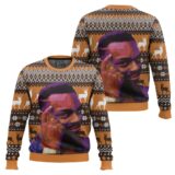 Hooktab Roll Safe Meme Ugly Christmas Sweater
