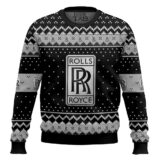 Hooktab Rolls-royce Ugly Christmas Sweater