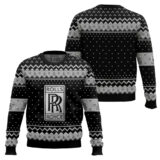 Hooktab Rolls-royce Ugly Christmas Sweater