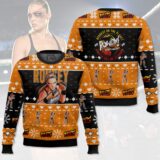Hooktab Ronda Rousey WWE Ugly Christmas Sweater