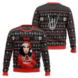 Hooktab Ronnie James Dio Ugly Christmas Sweater