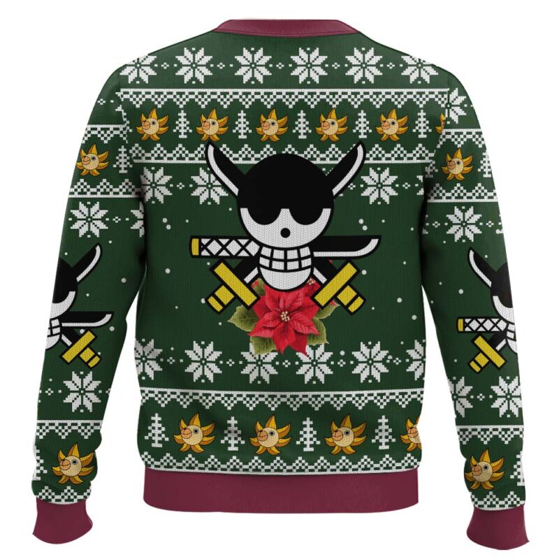 Hooktab Roronoa Zoro One Piece Ugly Christmas Sweater Hooktab Roronoa Zoro One Piece Ugly Christmas Sweater