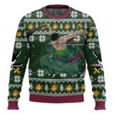 Hooktab Roronoa Zoro One Piece Ugly Christmas Sweater