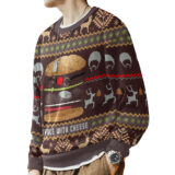 Hooktab Royale With Cheese Pulp Fiction Ugly Christmas Sweater