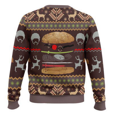 Hooktab Royale With Cheese Pulp Fiction Ugly Christmas Sweater