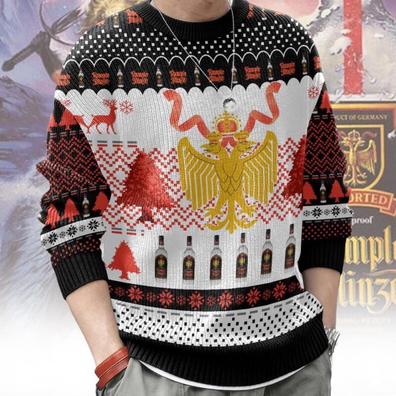 Hooktab Rumple Minze Peppermint Schnapps Ugly Christmas Sweater Hooktab Rumple Minze Peppermint Schnapps Ugly Christmas Sweater