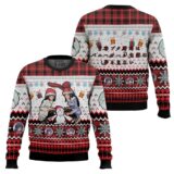 Hooktab Sad Snowman Rascal Does Not Dream Of Bunny Girl Senpai Ugly Christmas Sweater