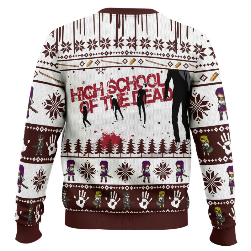 Hooktab Saeko Busujima Highschool Of The Dead Ugly Christmas Sweater Hooktab Saeko Busujima Highschool Of The Dead Ugly Christmas Sweater
