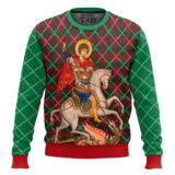 Hooktab Saint George Ugly Christmas Sweater