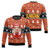 Hooktab Sakuragi Hanamichi Slam Dunk Ugly Christmas Sweater