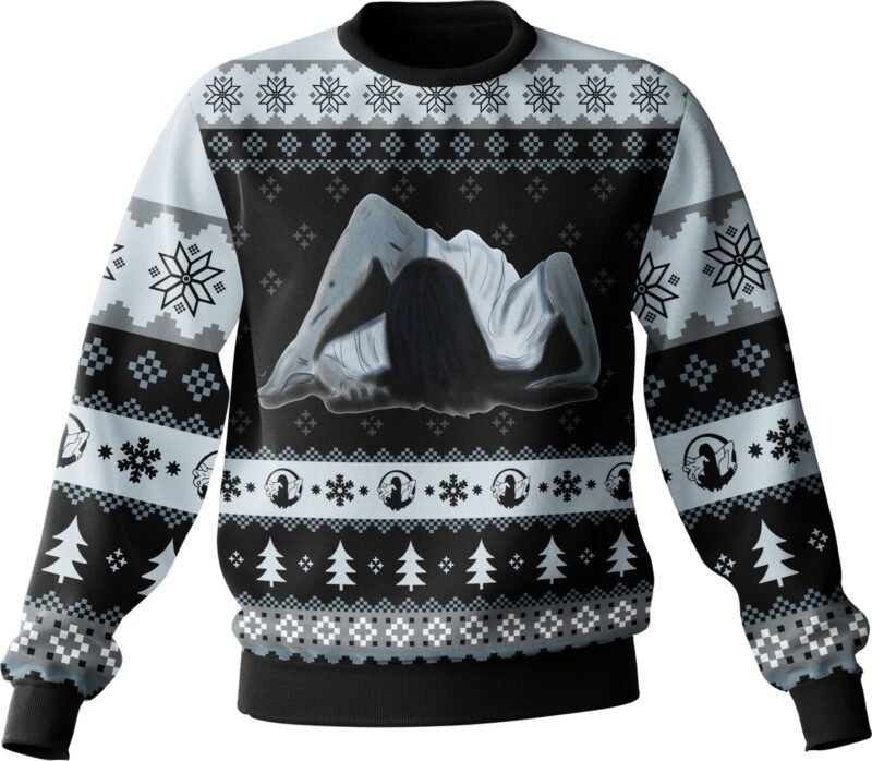 Hooktab Samara Comes To You The Ring Ugly Christmas Sweater Hooktab Samara Comes To You The Ring Ugly Christmas Sweater