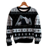 Hooktab Samara Comes To You The Ring Ugly Christmas Sweater