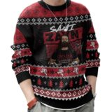 Hooktab Sami Zayn WWE Ugly Christmas Sweater