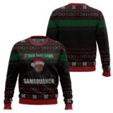 Hooktab Samsquanch Trailer Park Boys Ugly Christmas Sweater