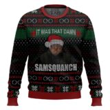 Hooktab Samsquanch Trailer Park Boys Ugly Christmas Sweater