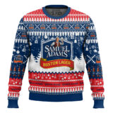 Hooktab Samuel Adams Boston Lager Ugly Christmas Sweater