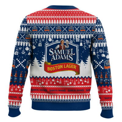 Hooktab Samuel Adams Boston Lager Ugly Christmas Sweater