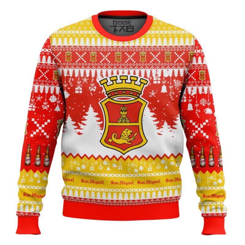 Hooktab San Miguel Brews Ugly Christmas Sweater
