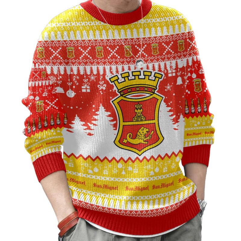 Hooktab San Miguel Brews Ugly Christmas Sweater Hooktab San Miguel Brews Ugly Christmas Sweater