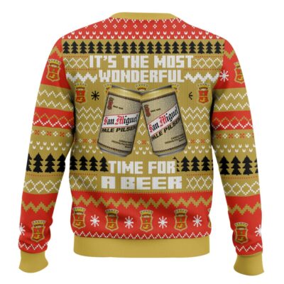 Hooktab San Miguel Pale Pilsen Ugly Christmas Sweater