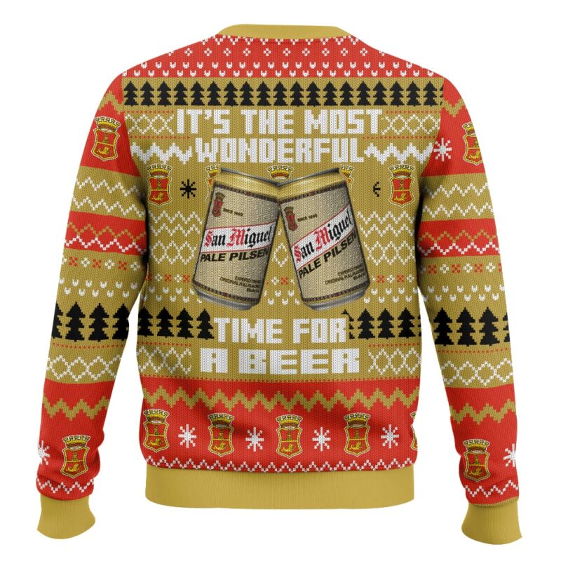 Hooktab San Miguel Pale Pilsen Ugly Christmas Sweater Hooktab San Miguel Pale Pilsen Ugly Christmas Sweater