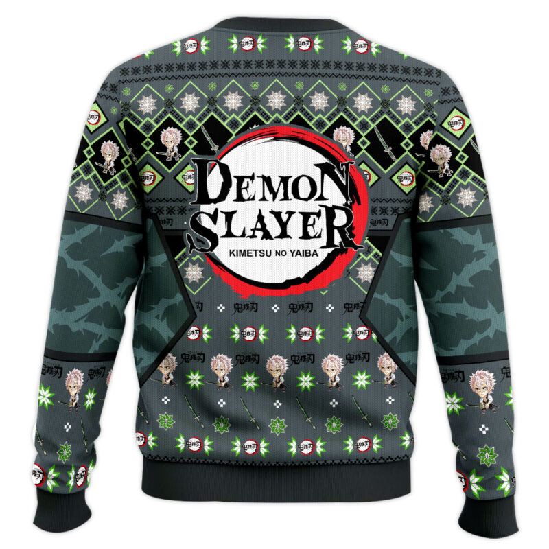 Hooktab Sanemi Shinazugawa Ugly Christmas Sweater Hooktab Sanemi Shinazugawa Ugly Christmas Sweater