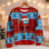 Hooktab Santa Among Us Ugly Christmas Sweater