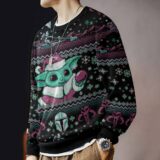 Hooktab Santa Baby Yoda Star Wars Ugly Christmas Sweater