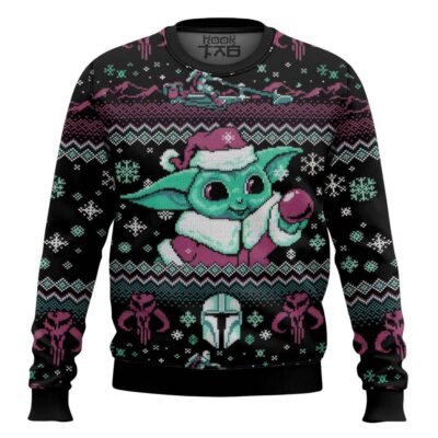 Hooktab Santa Baby Yoda Star Wars Ugly Christmas Sweater