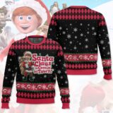 Hooktab Santa Claus Is Coming To Town Ugly Christmas Sweater