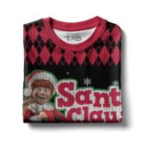 Hooktab Santa Claus Is Coming To Town Ugly Christmas Sweater