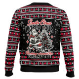 Hooktab Santa Claus World Tour Ugly Christmas Sweater