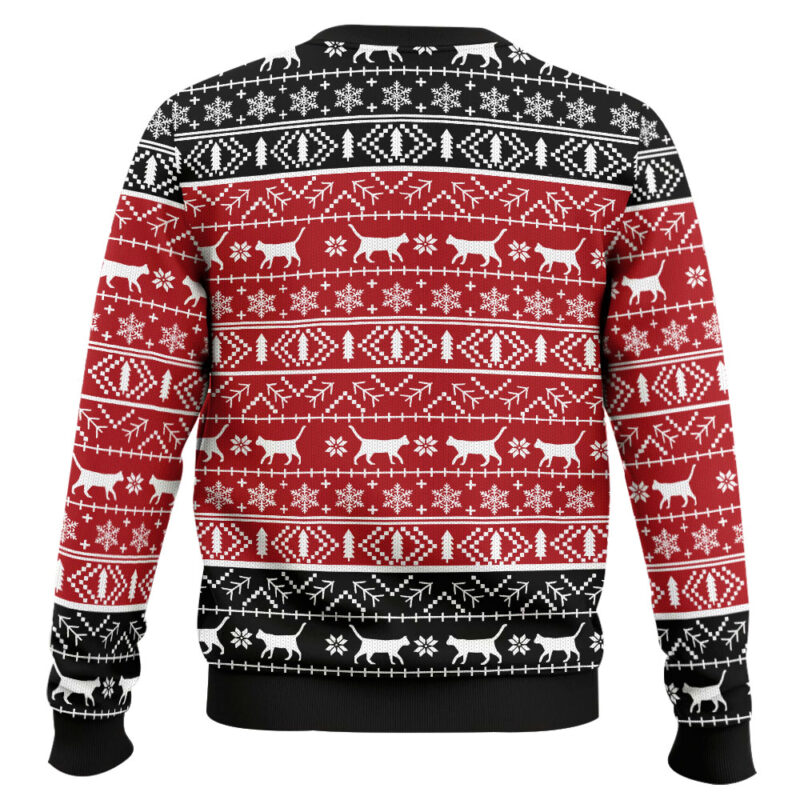 Hooktab Santa Claws Cat Ugly Christmas Sweater Hooktab Santa Claws Cat Ugly Christmas Sweater