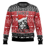 Hooktab Santa Claws Cat Ugly Christmas Sweater