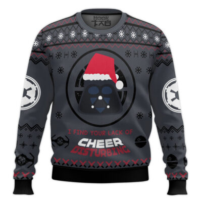 Hooktab Santa Darth Vader Star Wars Ugly Christmas Sweater