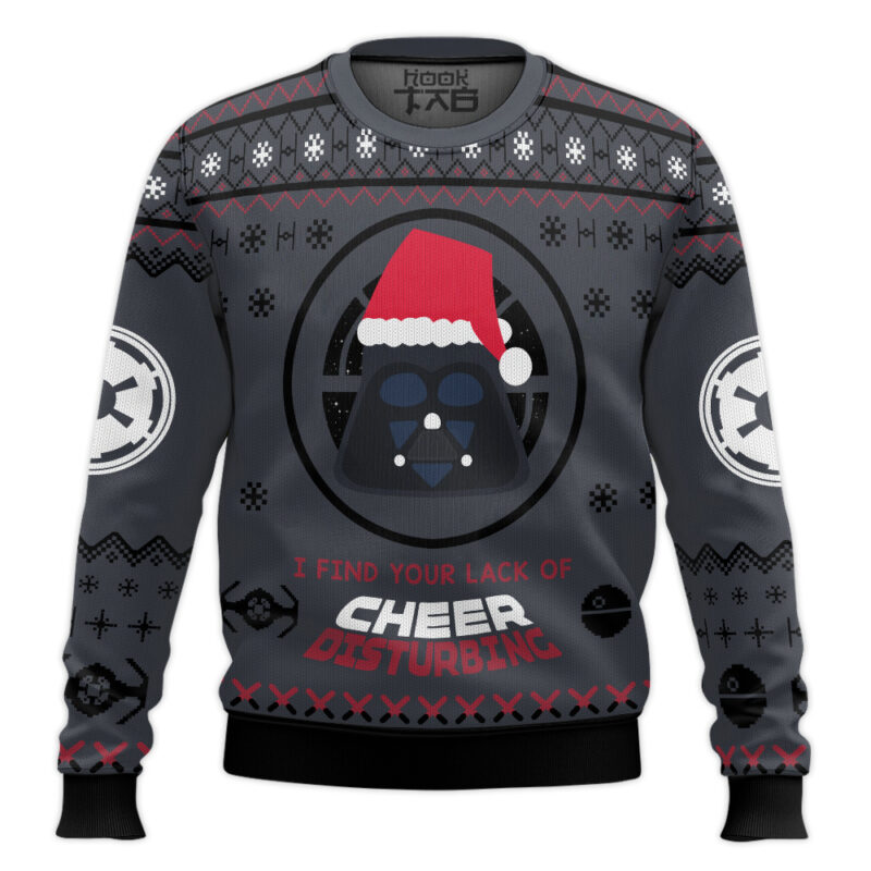 Hooktab Santa Darth Vader Star Wars Ugly Christmas Sweater