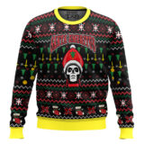 Hooktab Santa Emeritus Papa Emeritus Ghost Ugly Christmas Sweater