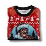 Hooktab Santa Freddy Krueger A Nightmare On Elm Street Ugly Christmas Sweater
